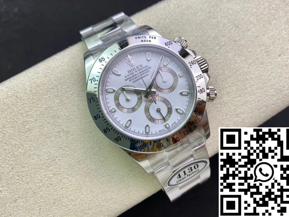 Factory Dial Daytona Clean Cosmograph Rolex White 116520LN 0219